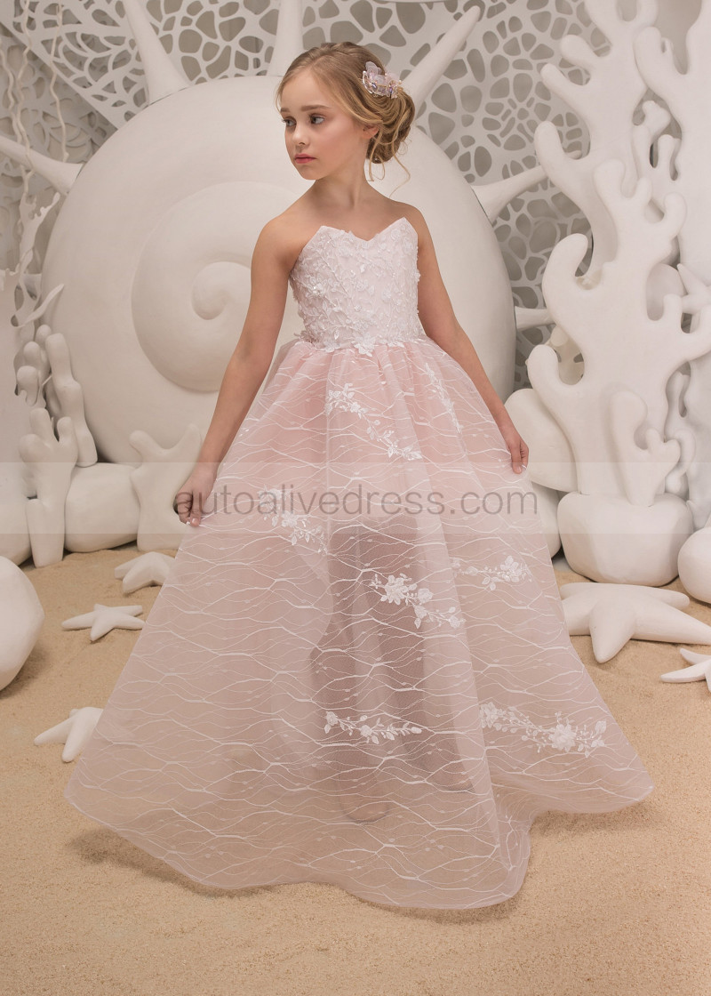 Off the Shoulder Flower Wedding Dress